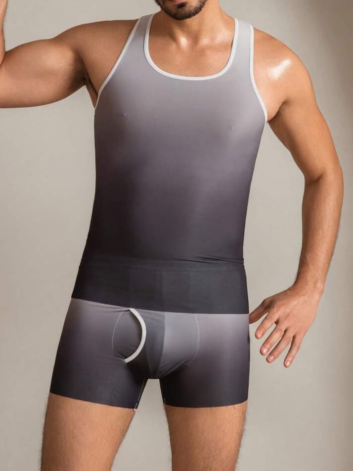 Bonga Boys Men's Ombre Crew Neck Tnk Top & Short Set Sleepwear